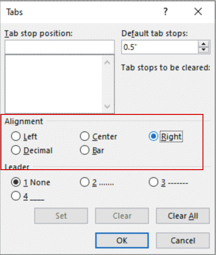 5: How to Insert a Tab Character in a Word Table How to Insert a Tab Character in a Word Table - 5