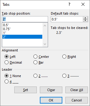 4: How to Insert a Tab Character in a Word Table How to Insert a Tab Character in a Word Table - 4