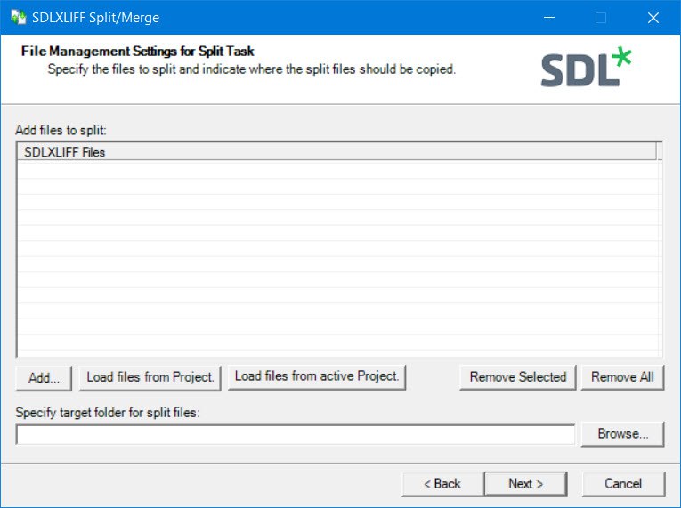 2: How to split a large Trados Studio file into multiple parts How to split a large Trados Studio file into multiple parts - 2