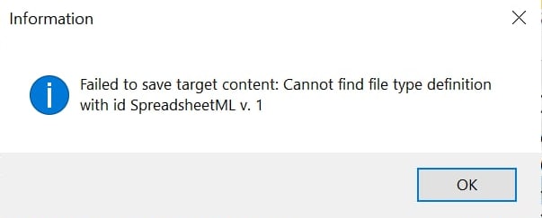 How to Fix the “Failed to Save Target Content. Cannot Find File Type Definition” Error in Trados Studio - 2